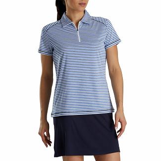 Women's Footjoy Golf Polo Blue NZ-487731